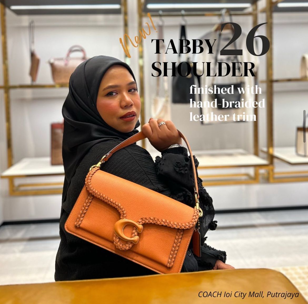Coach Tabby Shoulder Bag 26 with Braid