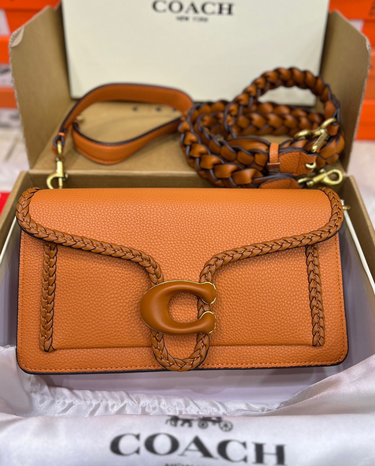 Coach Tabby Shoulder Bag 26 with Braid