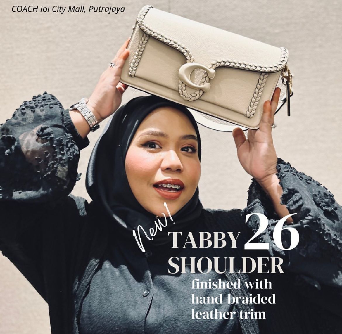 Coach Tabby Shoulder Bag 26 with Braid