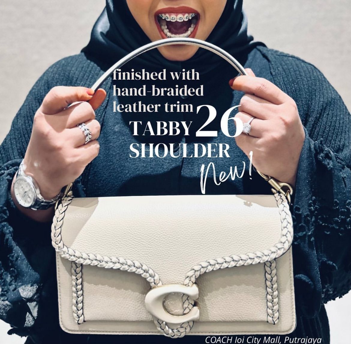 Coach Tabby Shoulder Bag 26 with Braid