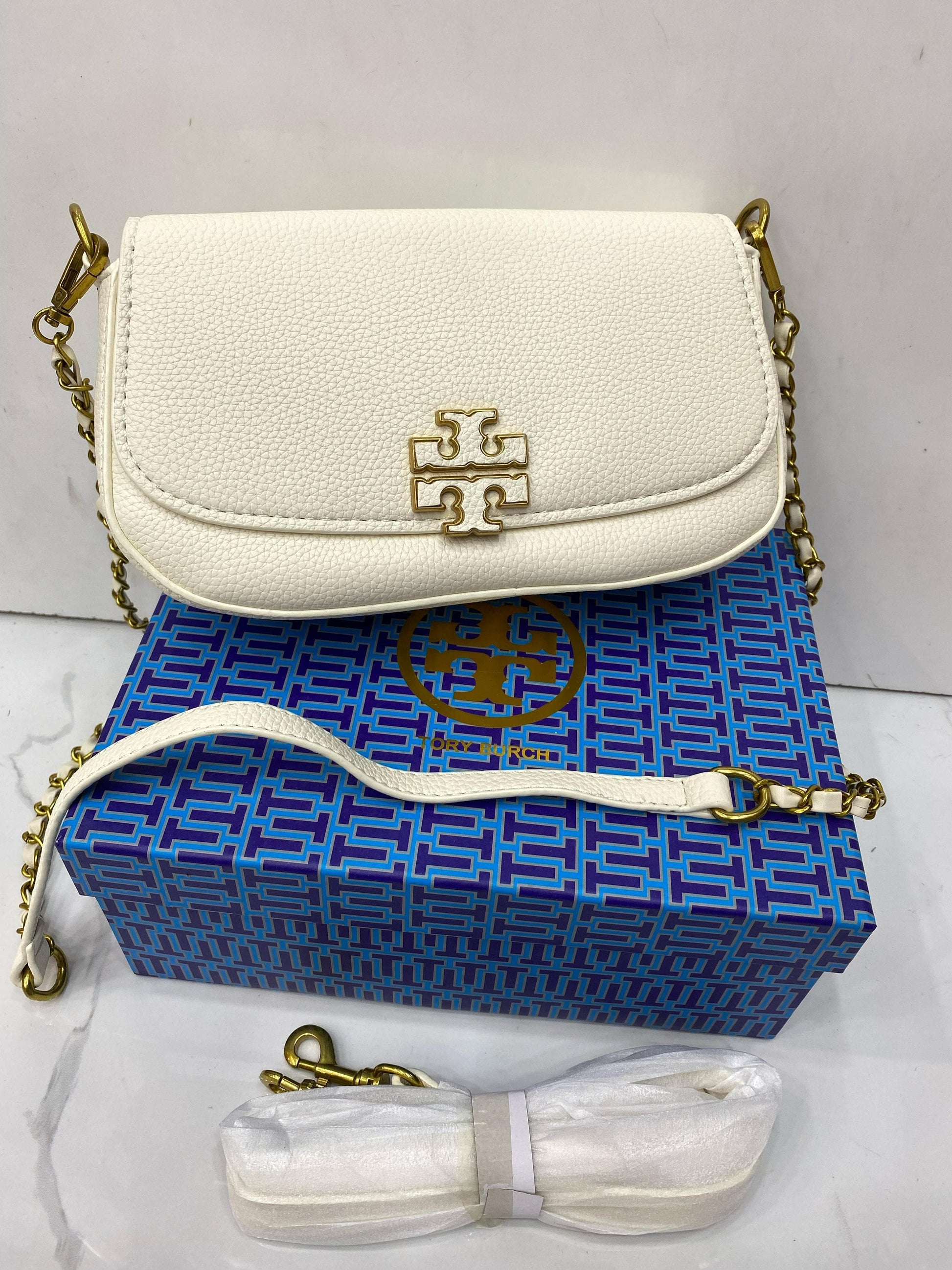 TORY BURCH  TORY BURCH BIRTTEN CONVERTIBLE BAG…