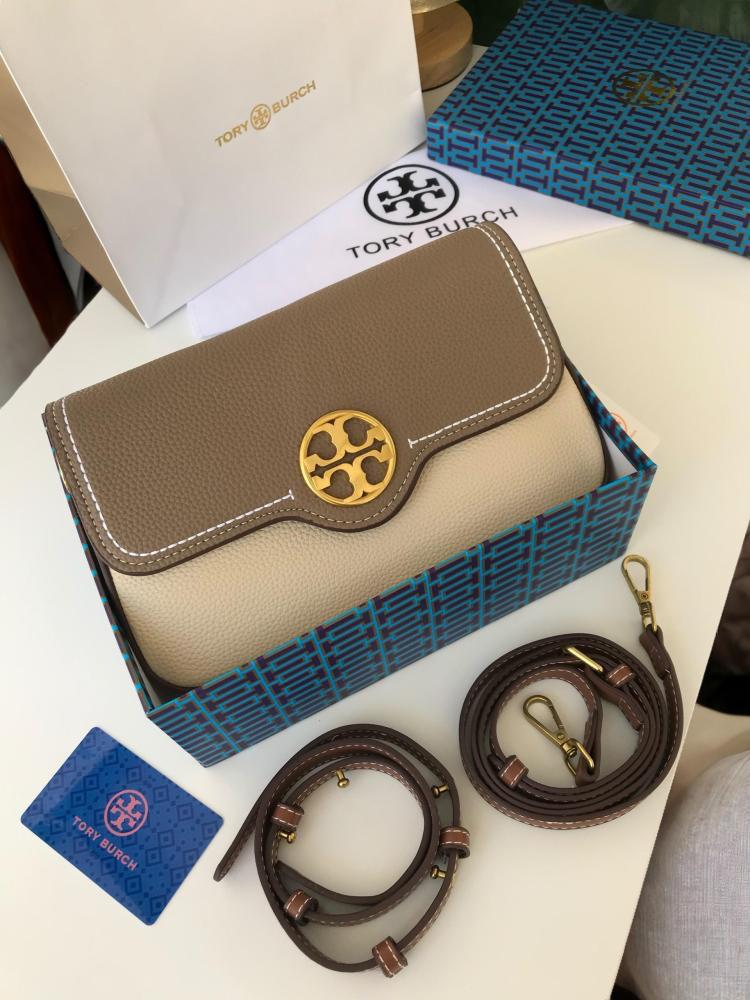 TORY BURCH  TORY BURCH FELIX FLAP BAG MINI CROSSBODY