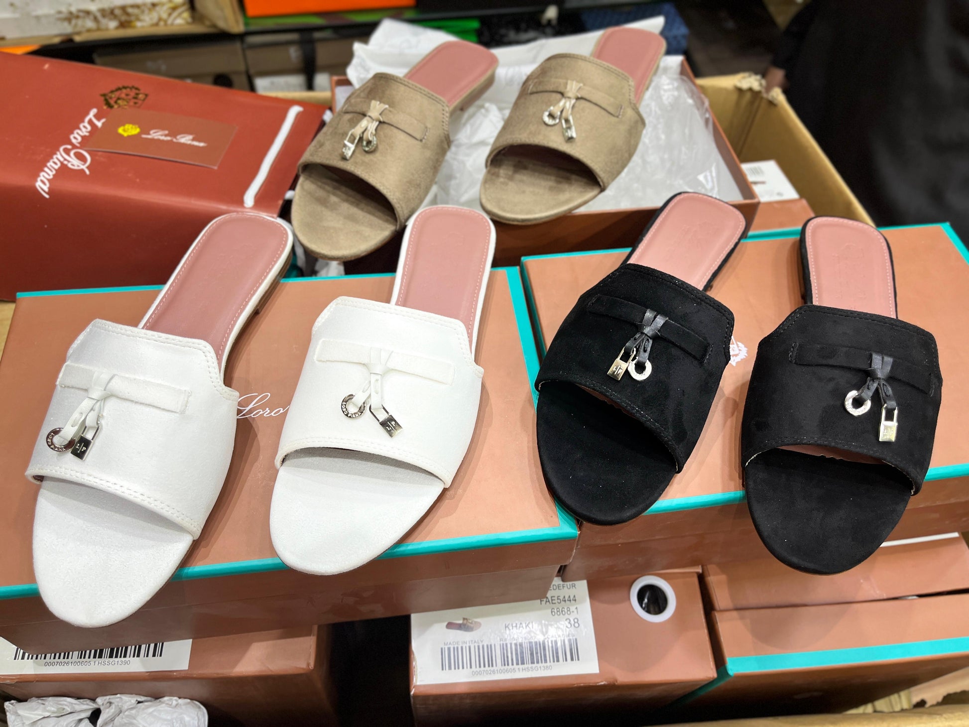 Loro Piana Summer Charm Slippers