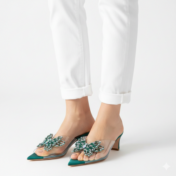 JIMMY CHOO Elegant Crystal-Detailed Heels