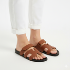 Chypre Soft Rubber Sole Sandals (Pink) 007