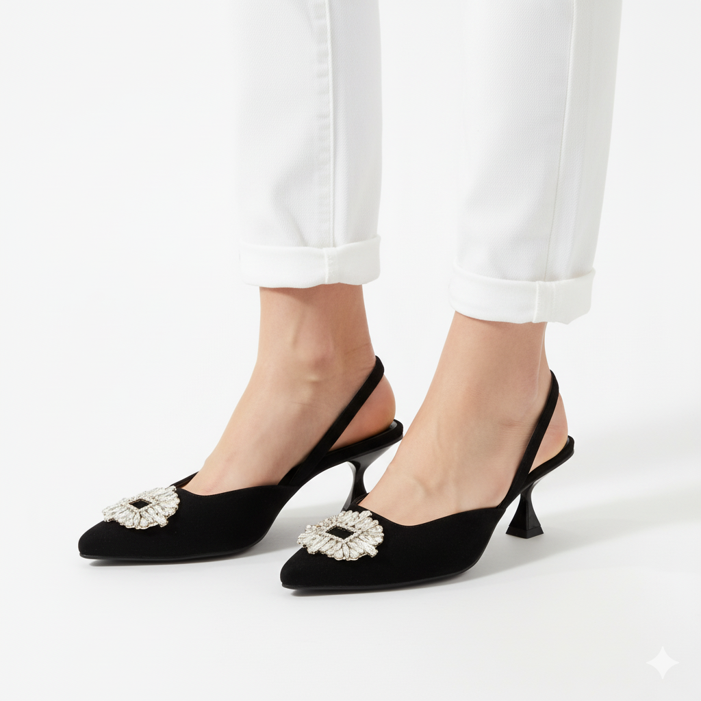 ZARA HEEL PUMPS