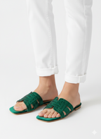 AQUAZZURA FLAT SLIPPERS