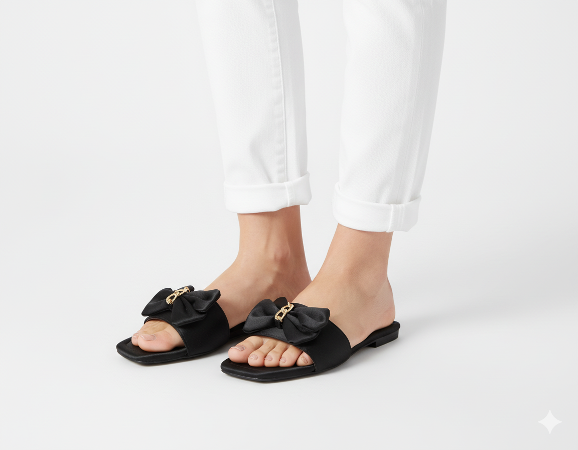 ZARA-BOW FLAT