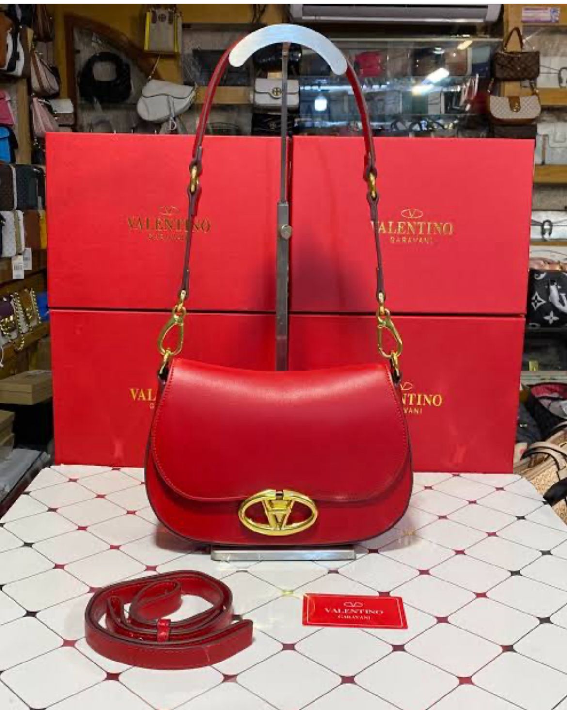 VALENTINO GARAVANI 'OHVAL' SMALL SHOULDER BAG