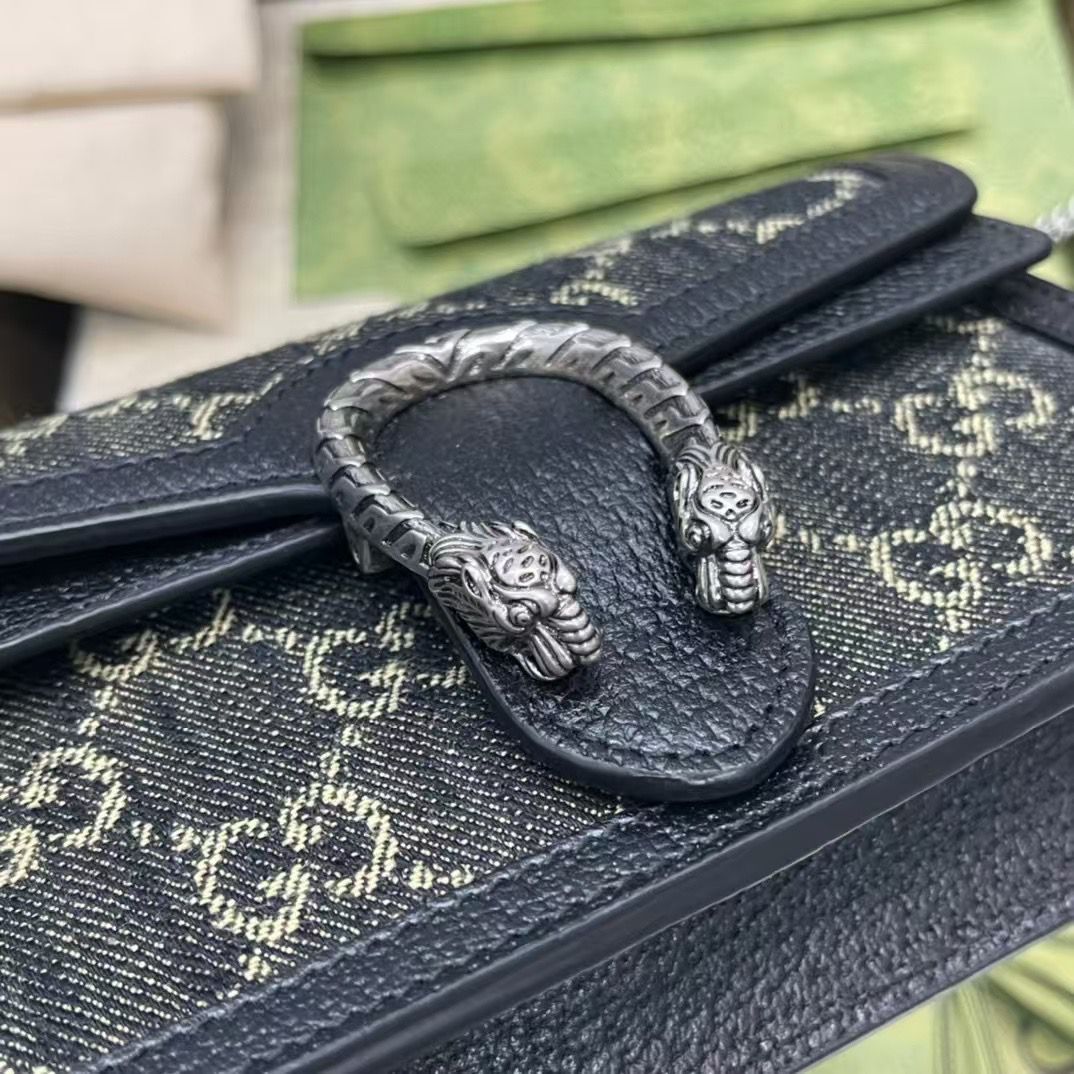 GUCCI DIONYSUS MINI GG LEATHER MATERIAL