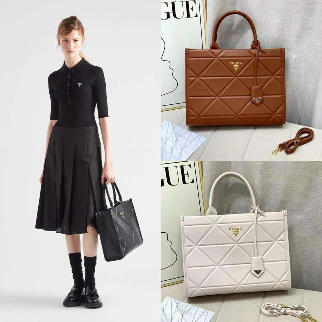 PRADA  PRADA SYMBOLE TOTE HANDBAG
