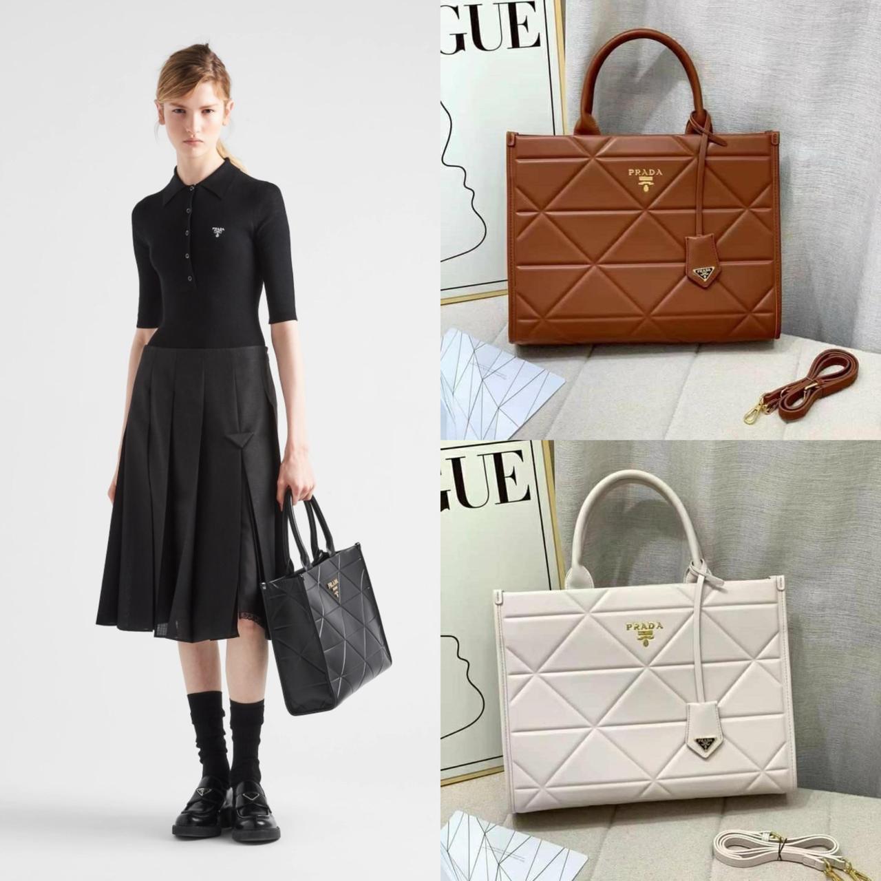 PRADA  PRADA SYMBOLE TOTE HANDBAG