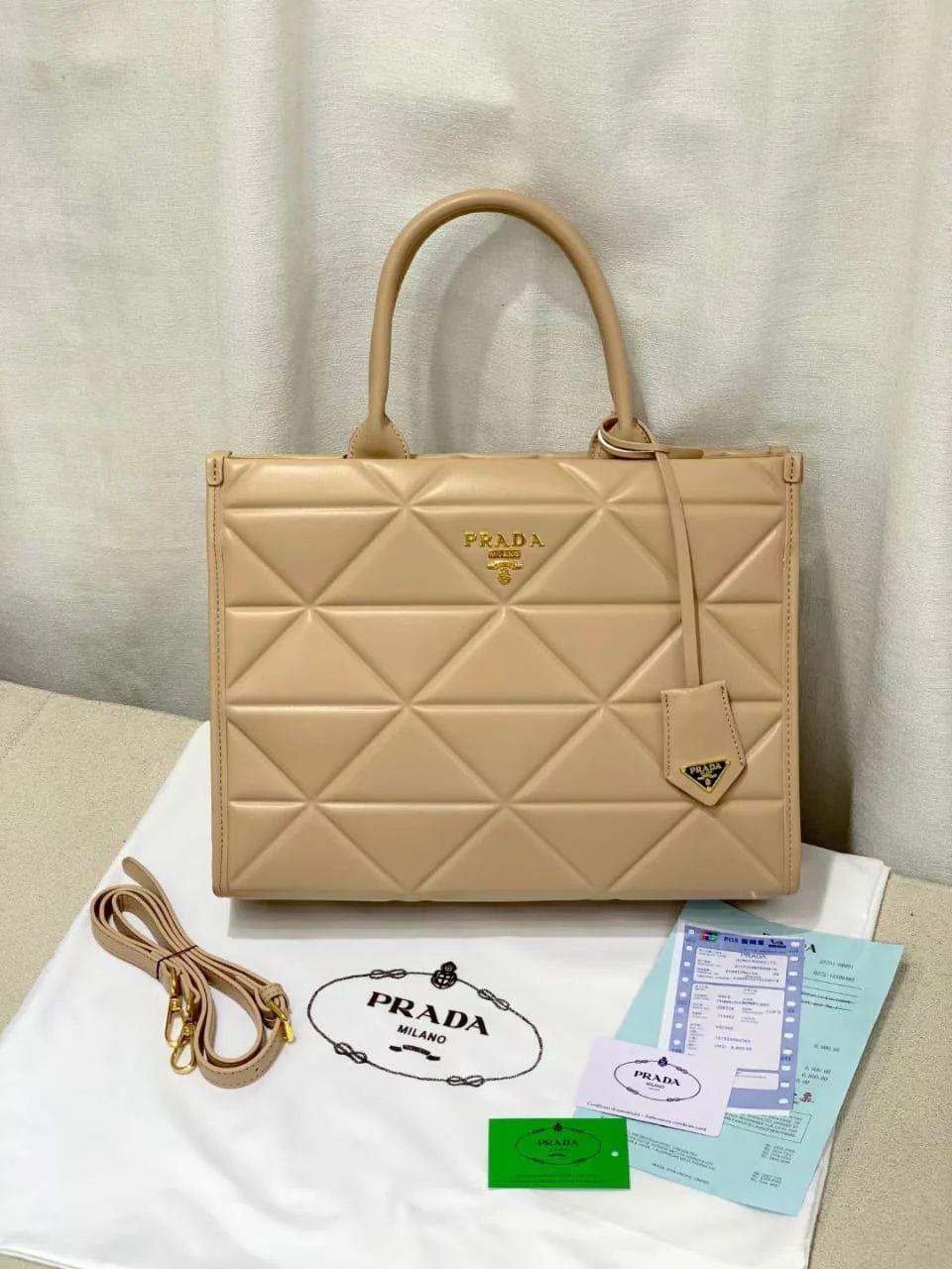 PRADA  PRADA SYMBOLE TOTE HANDBAG