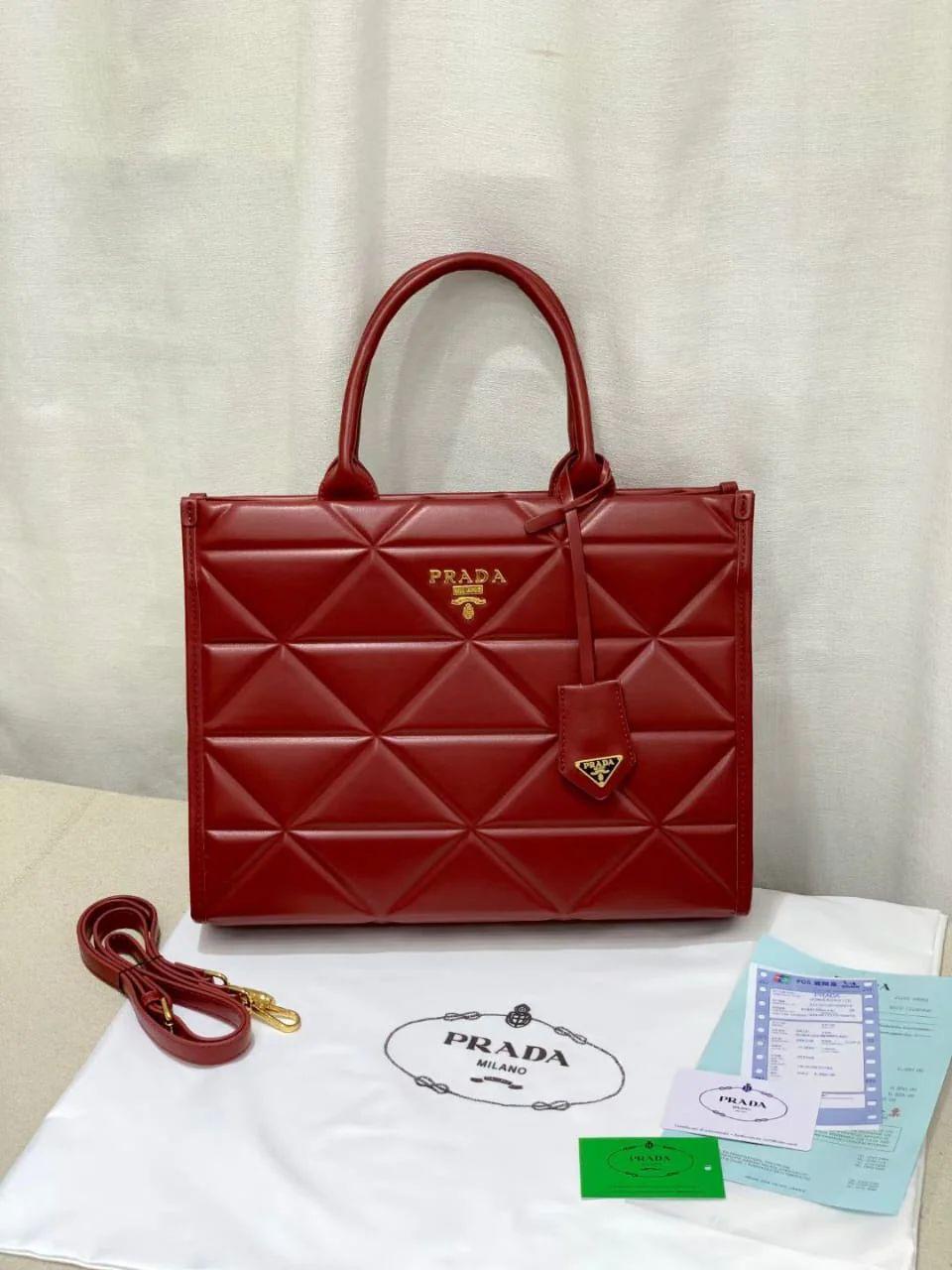 PRADA  PRADA SYMBOLE TOTE HANDBAG