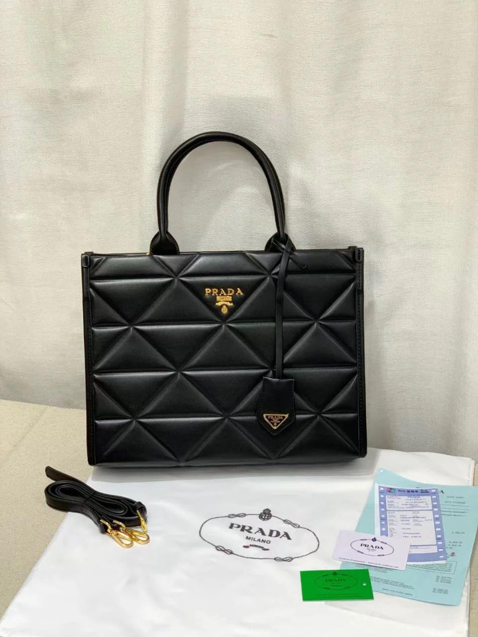 PRADA  PRADA SYMBOLE TOTE HANDBAG