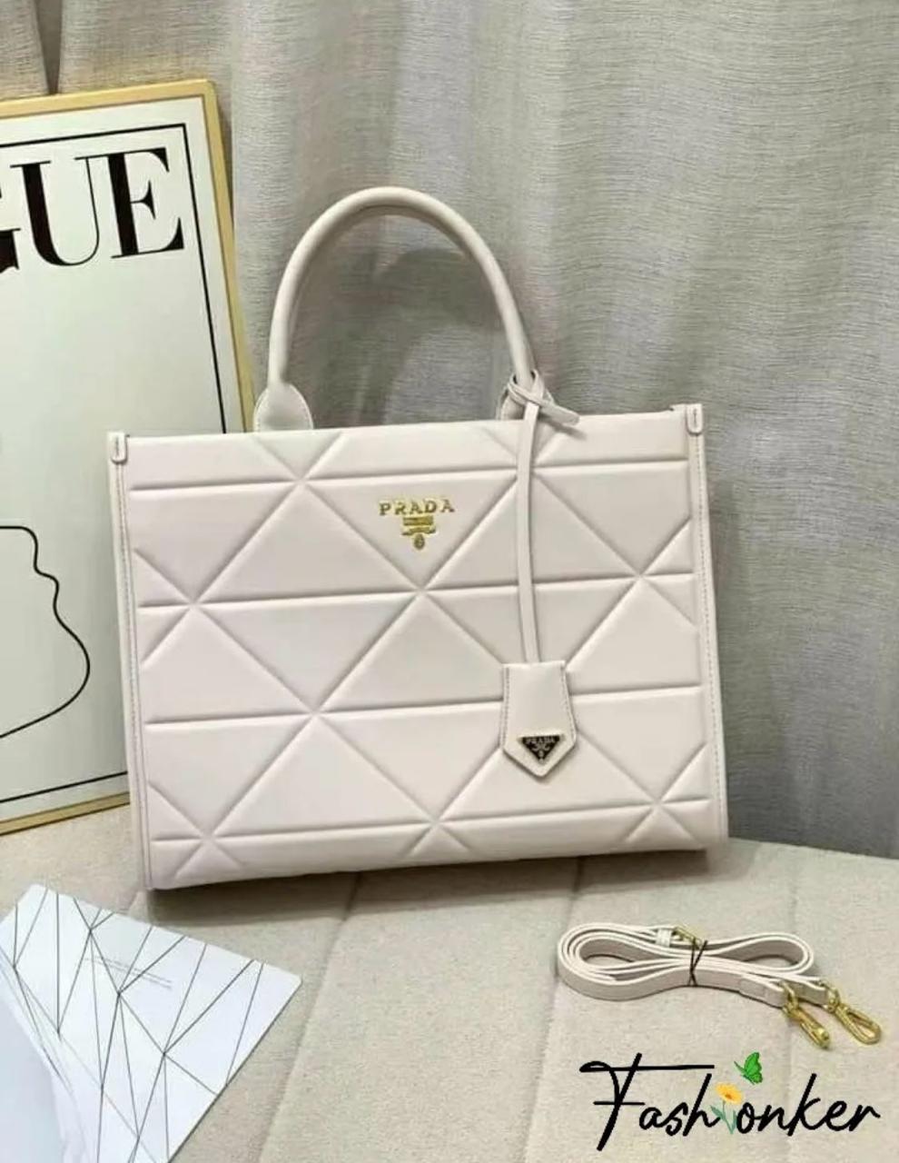 PRADA  PRADA SYMBOLE TOTE HANDBAG