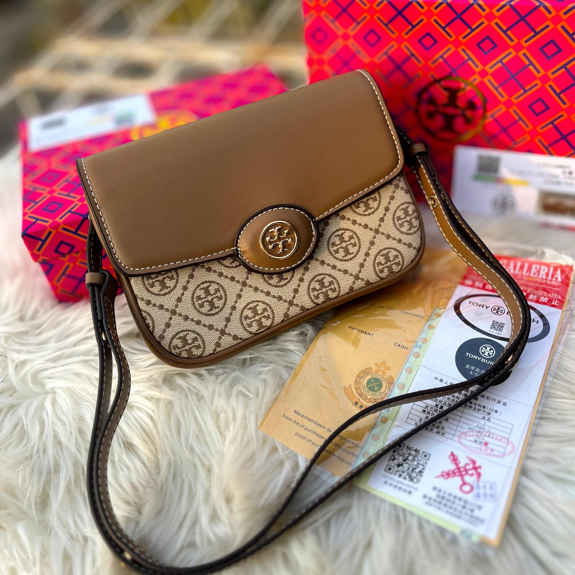 TORY BURCH CROSSBODY WITH LONG BELT