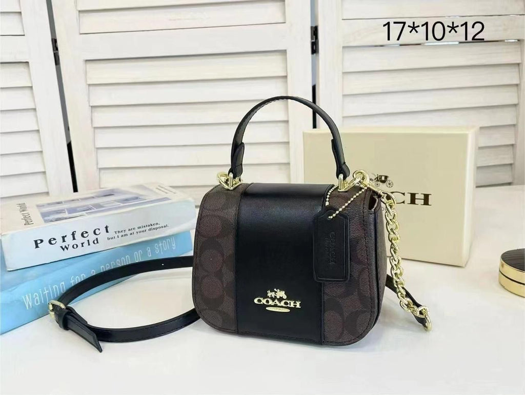 COACH Lysa Top Handle In Signature Canvas