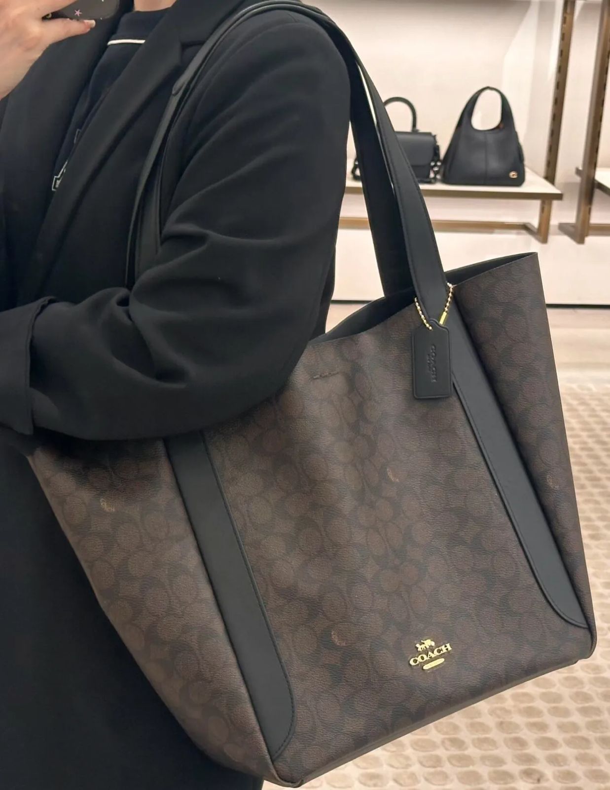 COACH HADLEY TOTE BAG