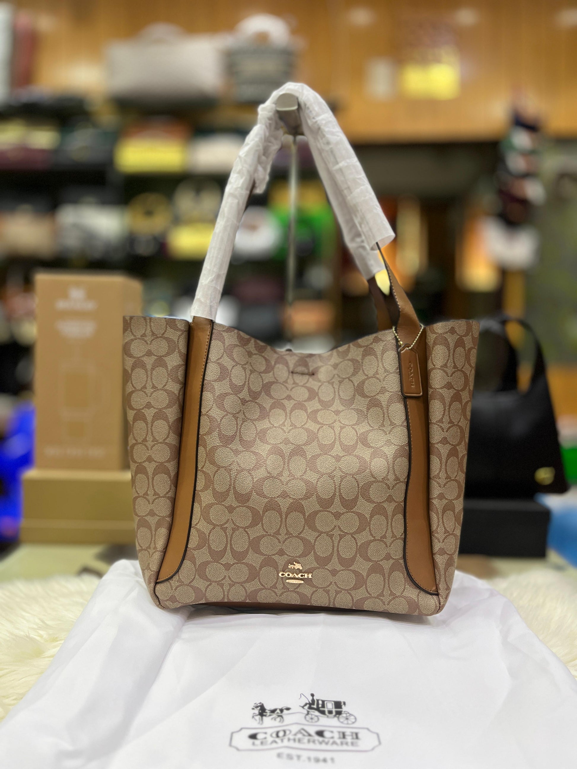 COACH HADLEY TOTE BAG
