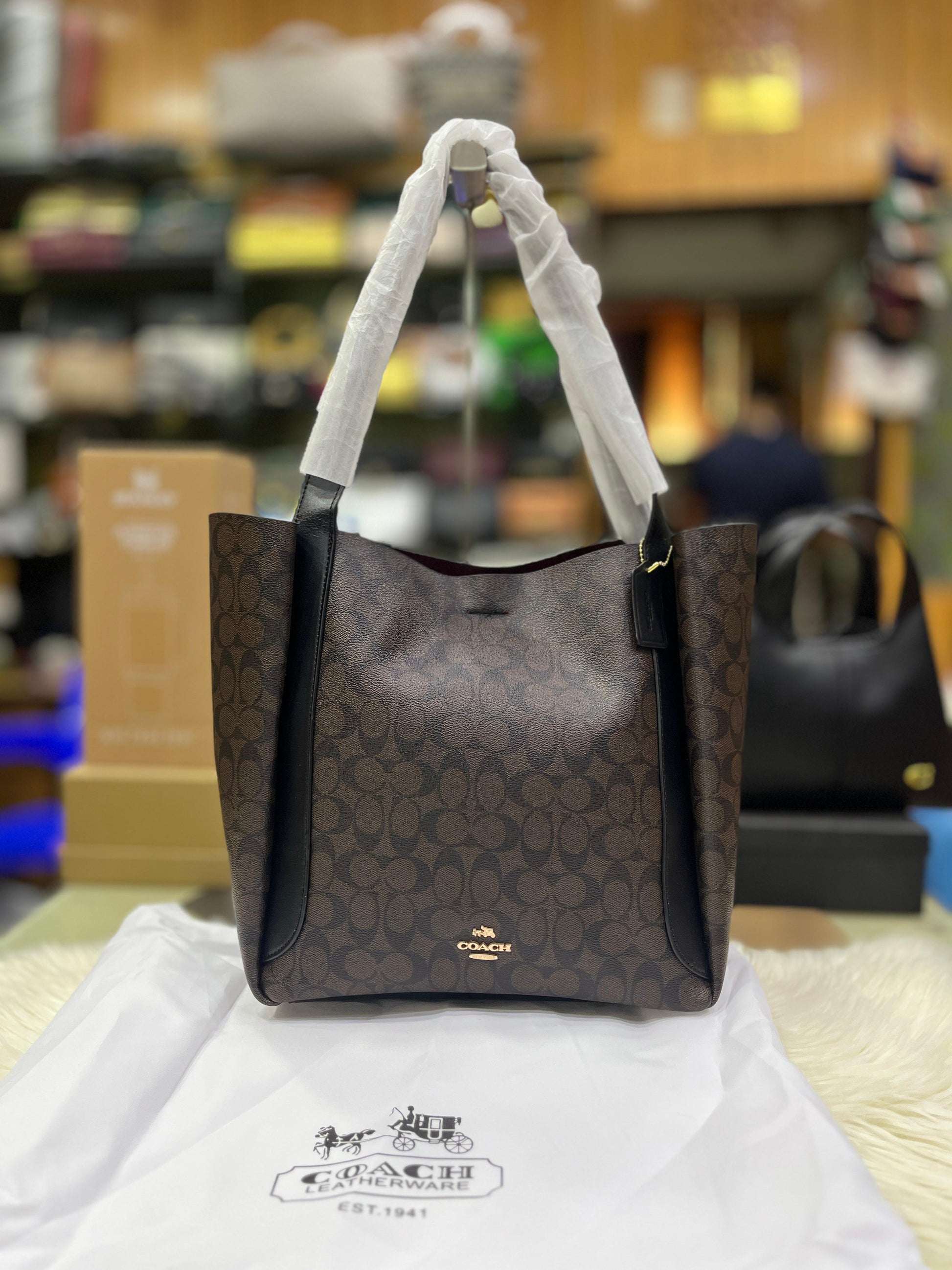 COACH HADLEY TOTE BAG