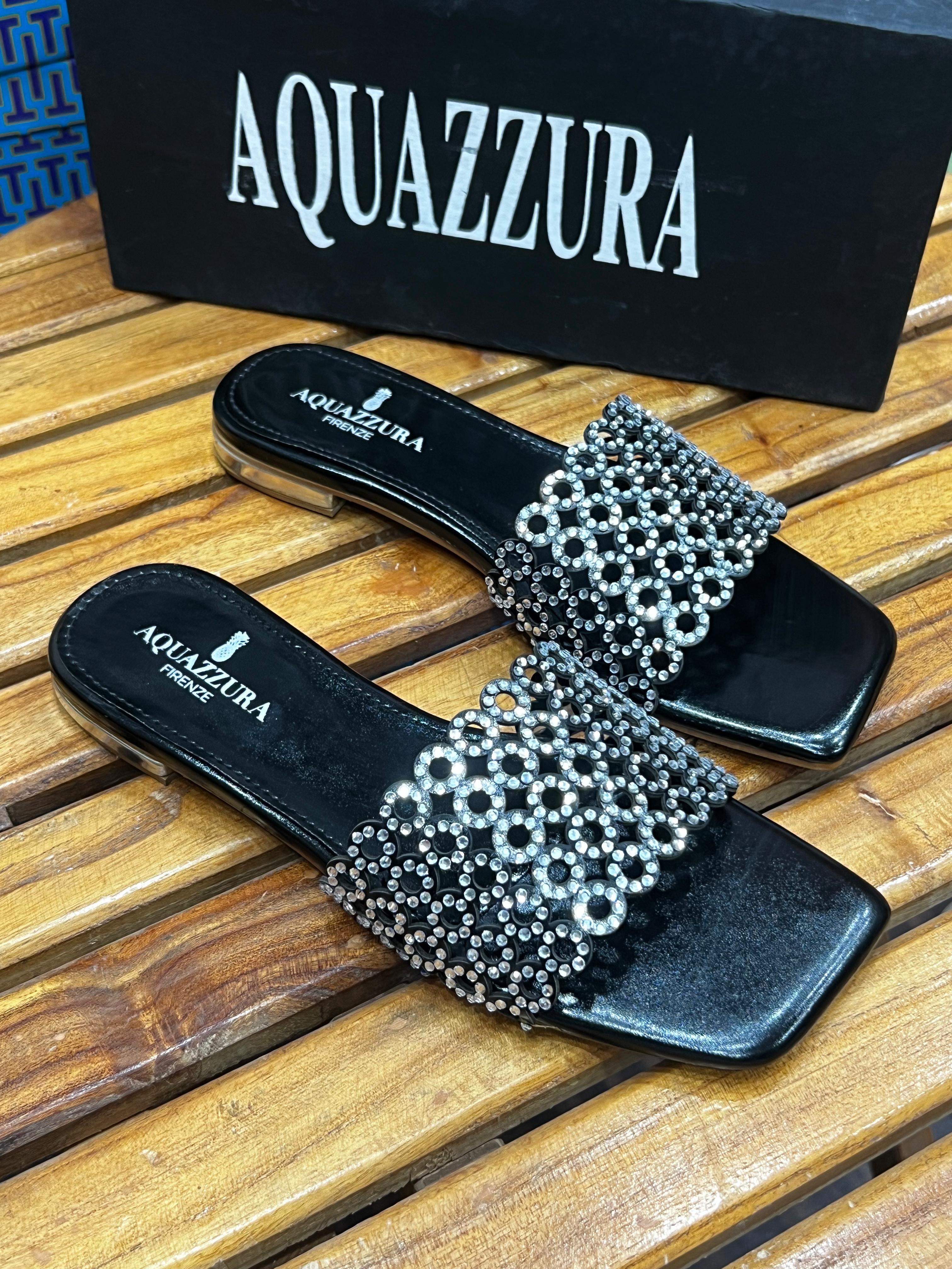 AQUAZZURA RING STONE FLAT