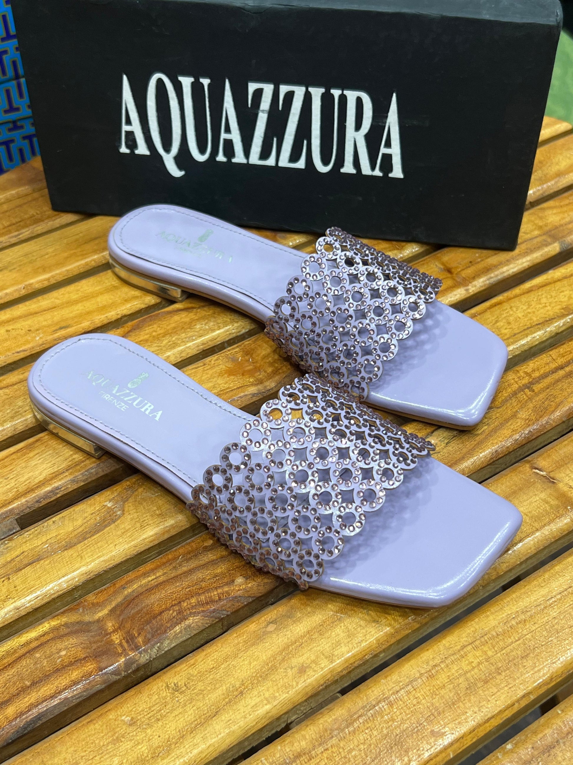 AQUAZZURA RING STONE FLAT