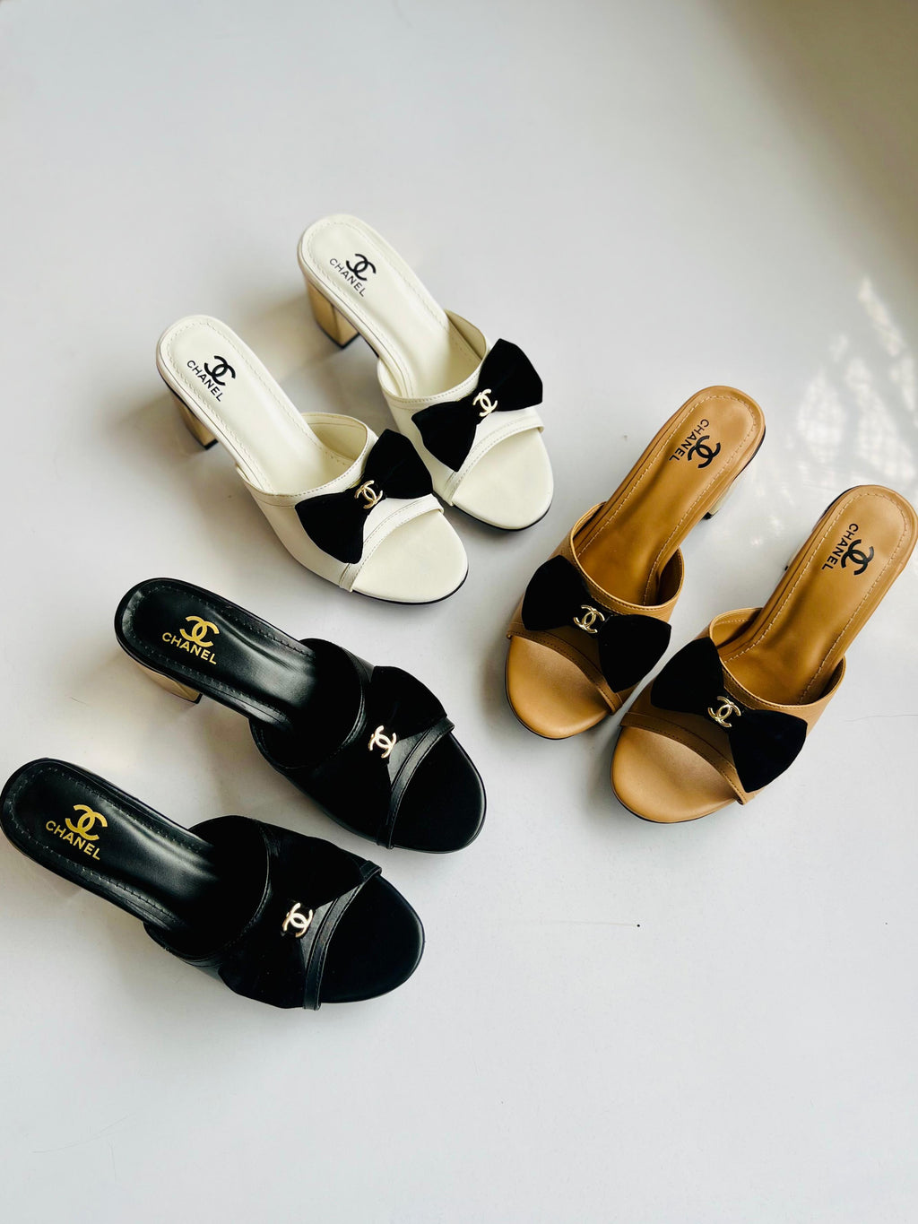 CHANEL BOW HEEL