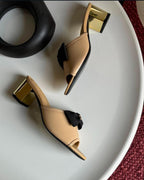 CHANEL BOW HEEL
