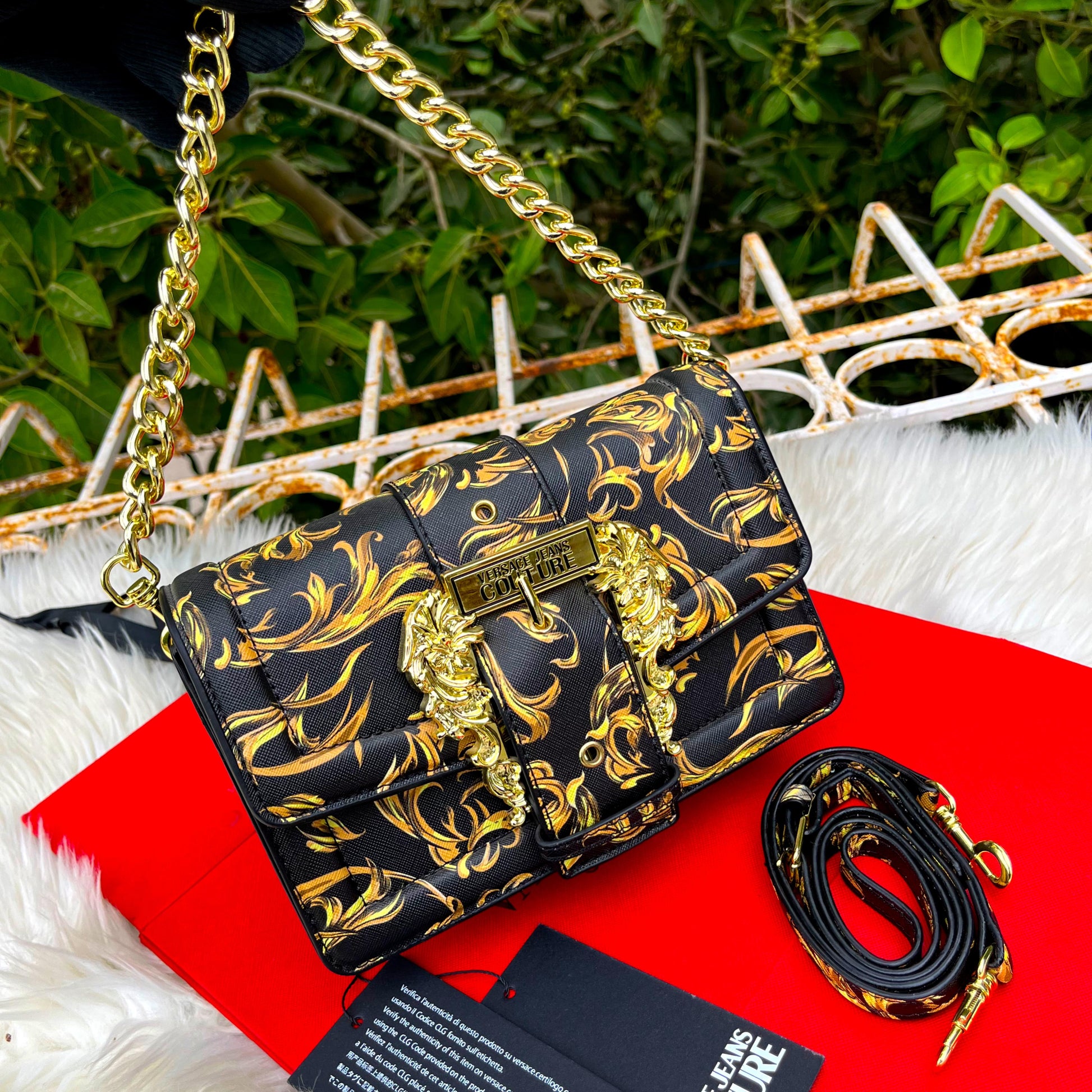 VERSACE CROSS SHOULDER BAG