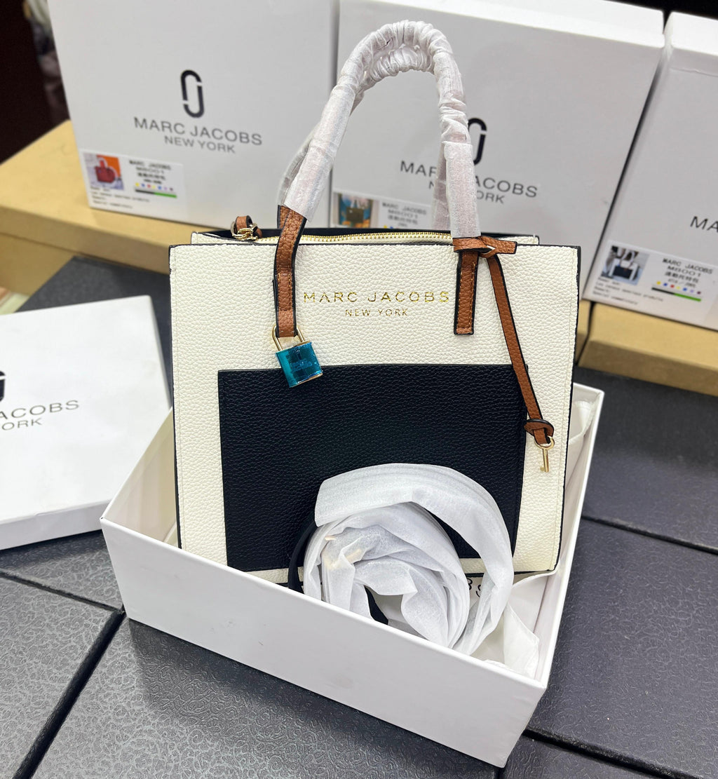 MARC JACOBS Mini Grind Leather Tote Bag