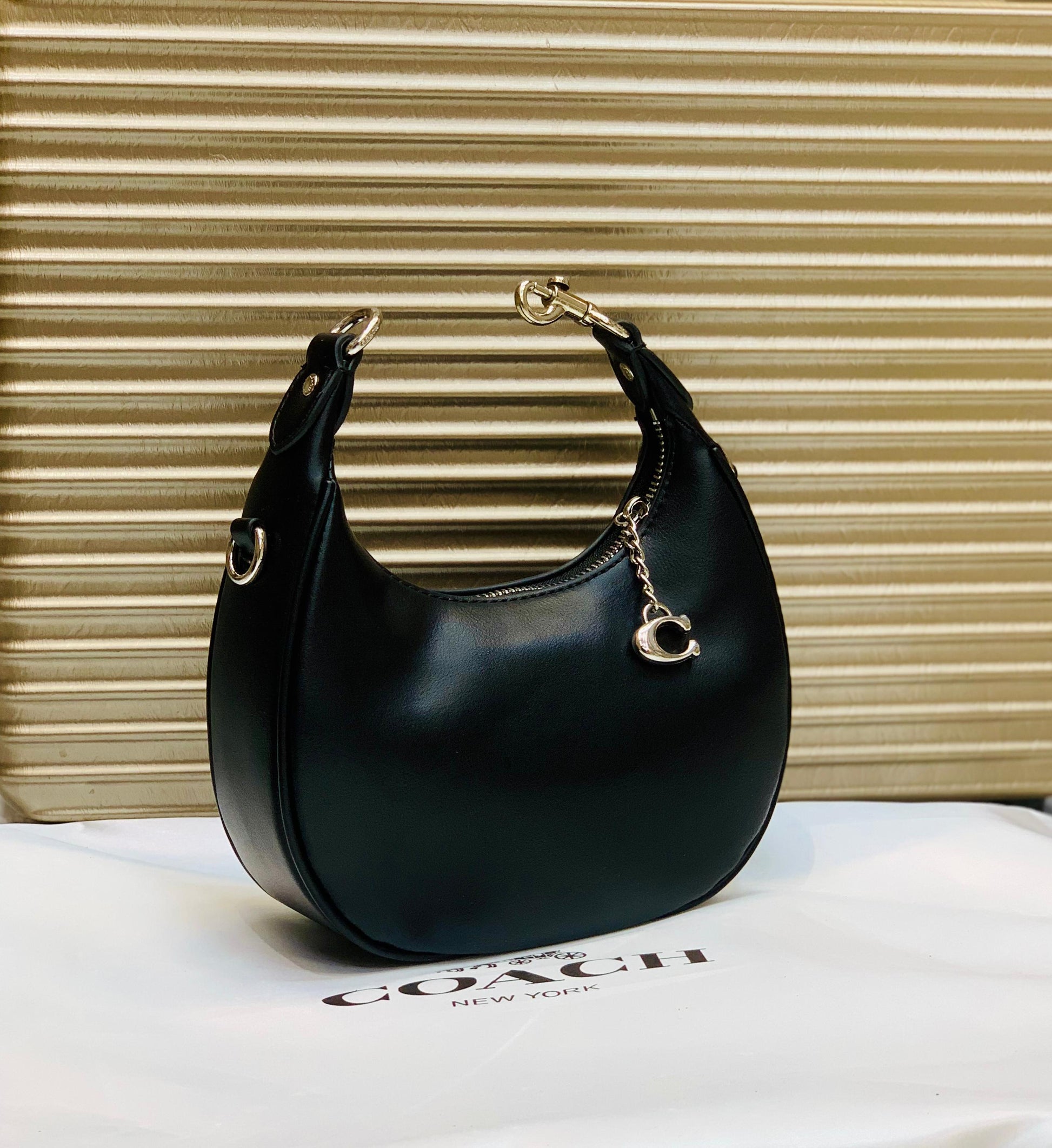 COACH MOON SHAPE CROSSBODY BAG