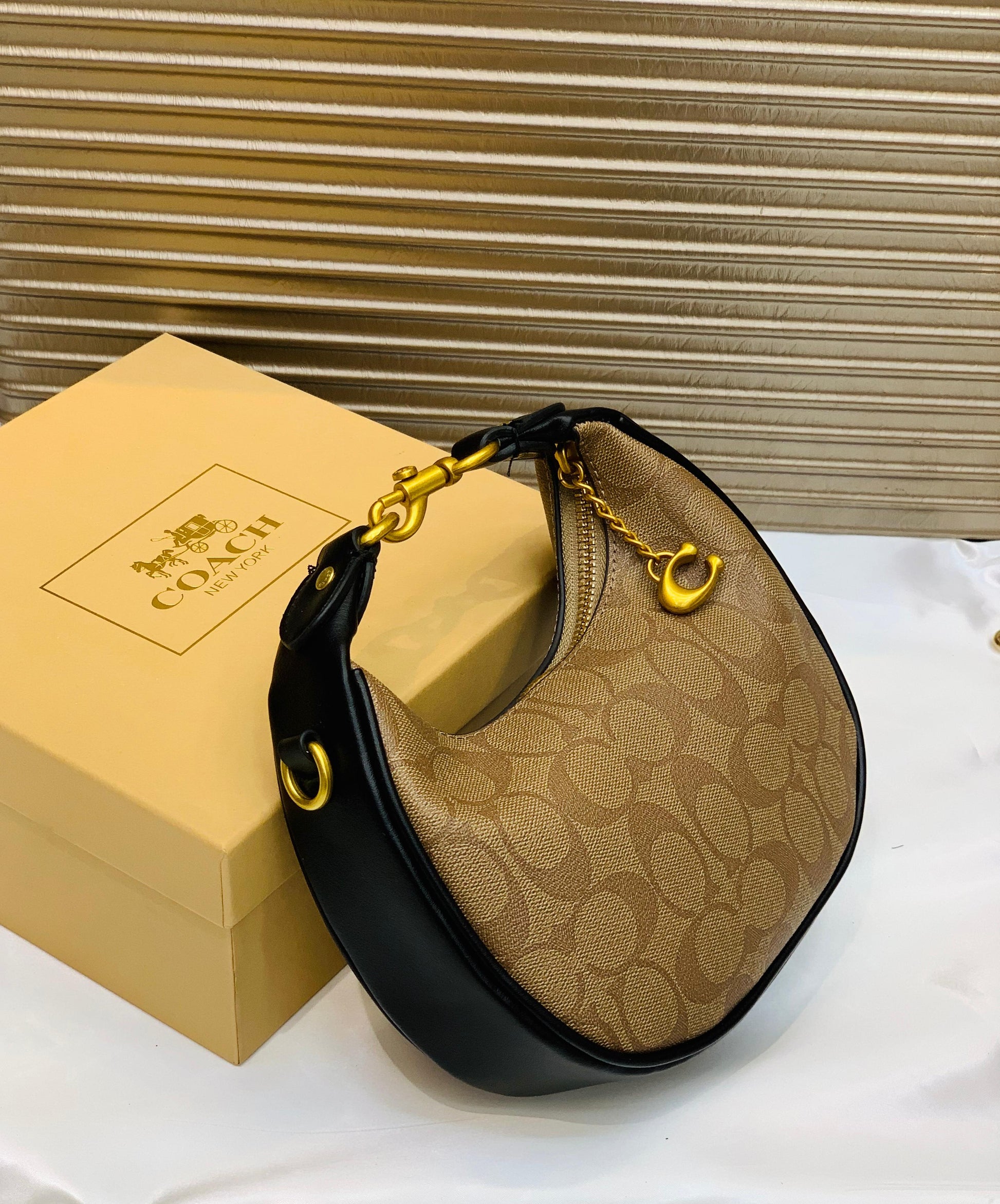 COACH MOON SHAPE CROSSBODY BAG