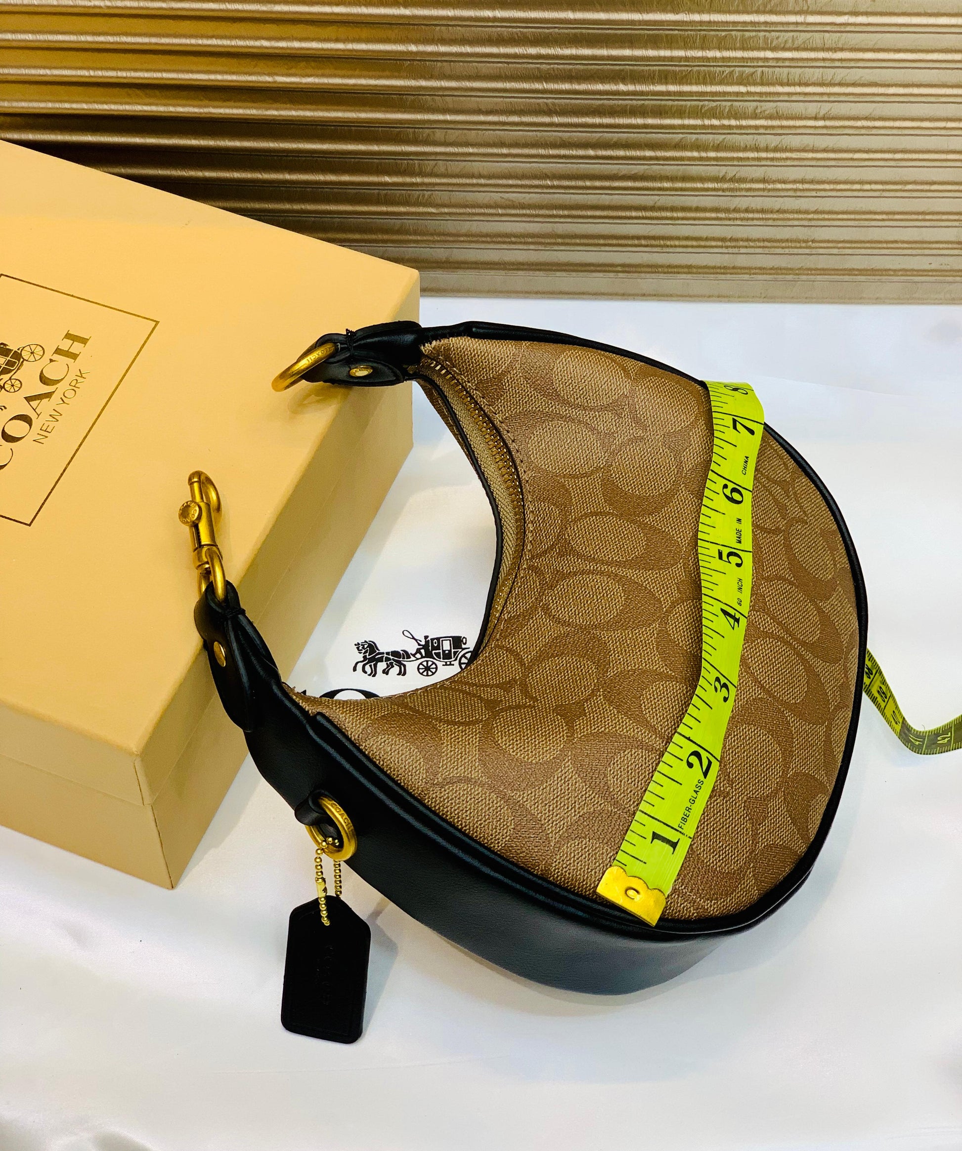 COACH MOON SHAPE CROSSBODY BAG