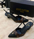 LV MONOGRAM HEELS