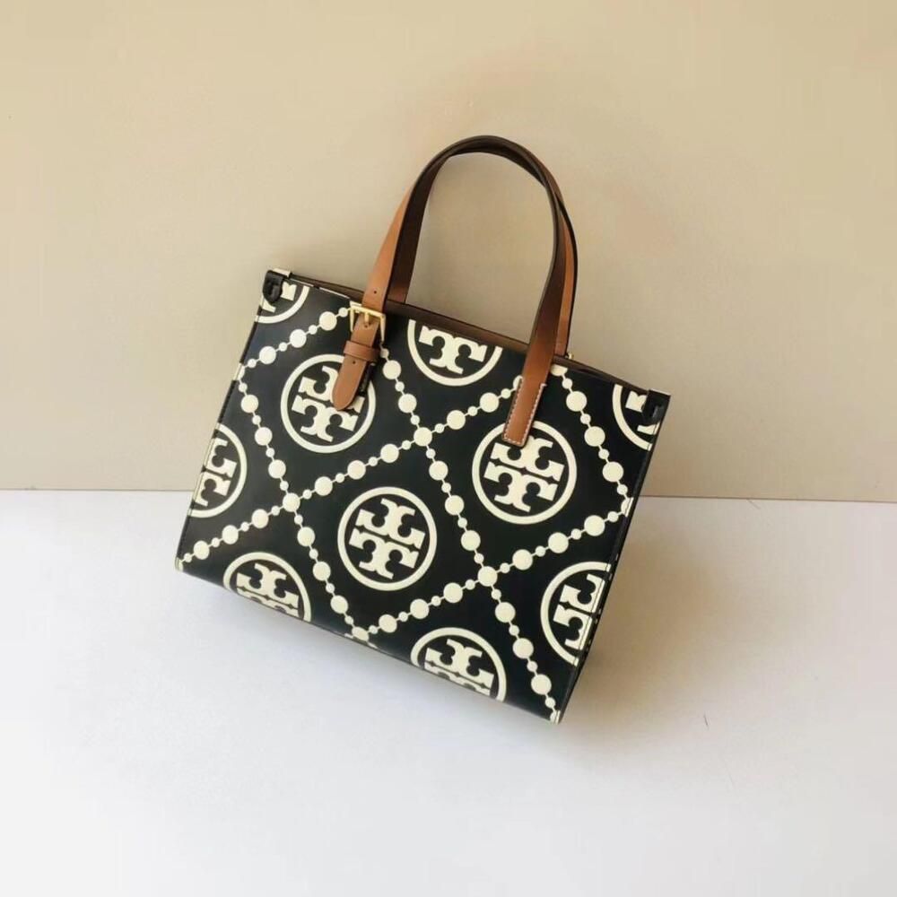 TORY BURCH MINI T MONOGRAM TOTE