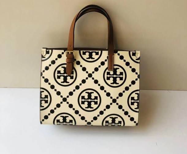 TORY BURCH MINI T MONOGRAM TOTE