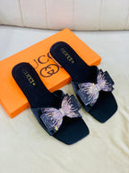 GUCCI BUTTERFLY MASH SLIPPER