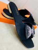 GUCCI BUTTERFLY MASH SLIPPER