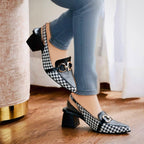 ZARA CHECK HEEL