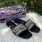 CHRISTIAN DIOR CD EMBROIDER SLIPPER
