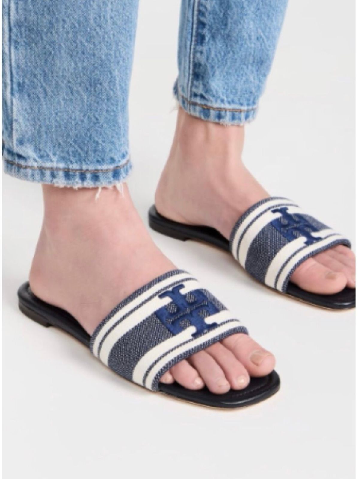 Tory Burch Embroidery Flat Slipper