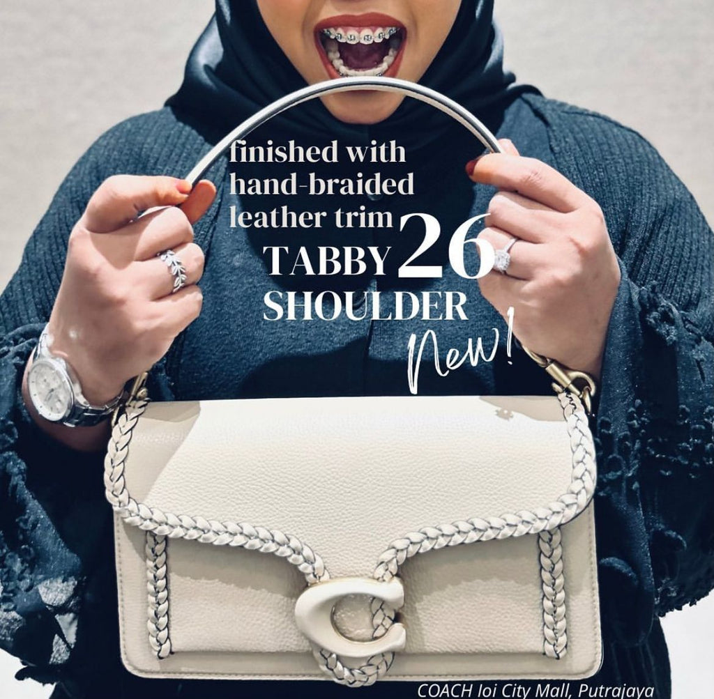 Coach  Tabby Shoulder Bag 26 with Braid