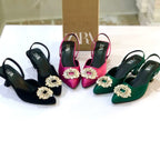 ZARA HEEL PUMPS